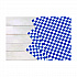 Grease-Resistant Food Wrap, 12 x 12, Blue Check, 5,000/Carton (WG01014)