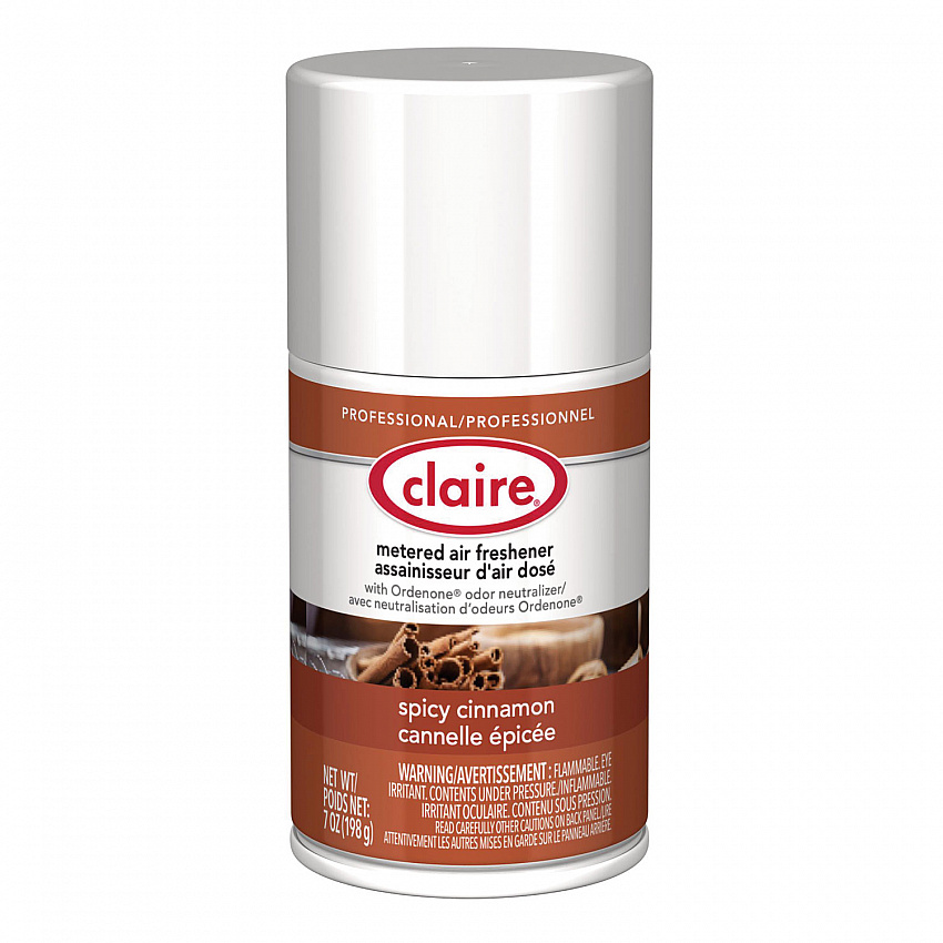 Metered Air Freshener, Cinnamon, 11 oz Aerosol Spray, 12/Carton (122)