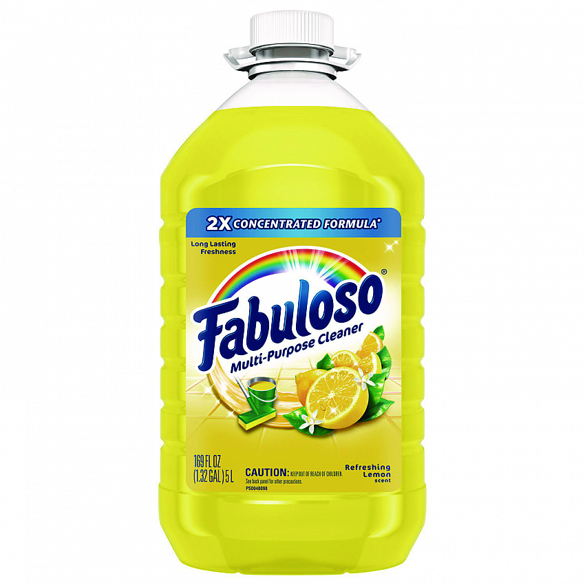 Multi-use Cleaner, Lemon Scent, 169 oz Bottle, 3/Carton (61037885)