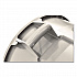 Vented Round Brute Container, 10 gal, Plastic, White (2610WHI)