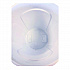 Vented Round Brute Container, 20 gal, Plastic, White (2620WHI)