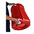 Vented Round Brute Container, 32 gal, Plastic, Red (2632RED)