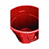 Vented Round Brute Container, 44 gal, Plastic, Red (264360REDEA)