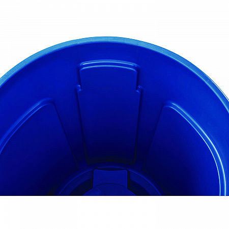 Brute Recycling Container, 44 gal, Polyethylene, Blue (264307BLU)