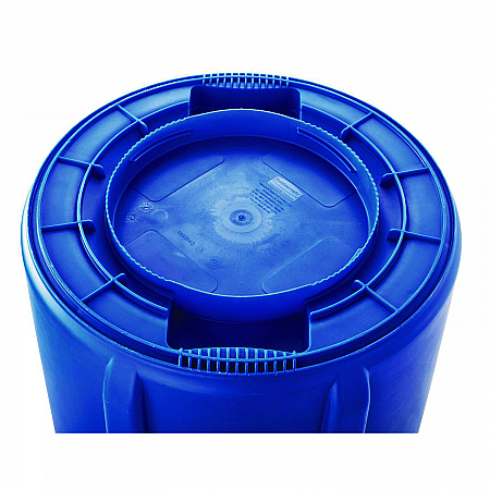 Brute Recycling Container, 44 gal, Polyethylene, Blue (264307BLU)
