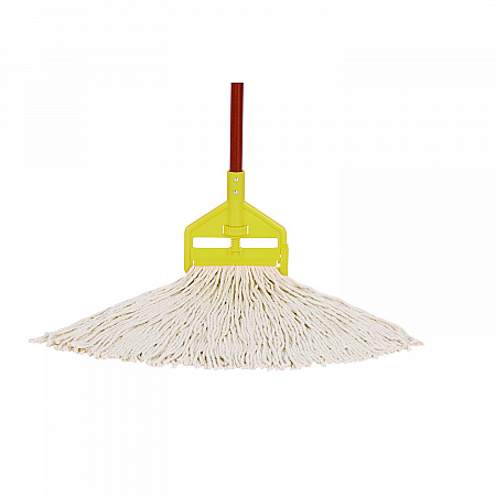 Non-Launderable Economy Cut-End Rayon Mop Head, 24 oz, 1