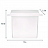Sanitary Napkin Receptacle with Rigid Liner, Plastic, White (614000)