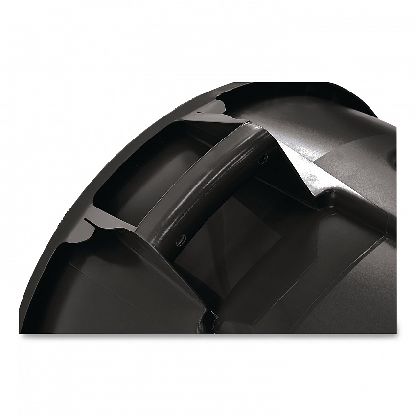 Brute Container, 55 gal, Resin, Black, 3/Carton (17797393)