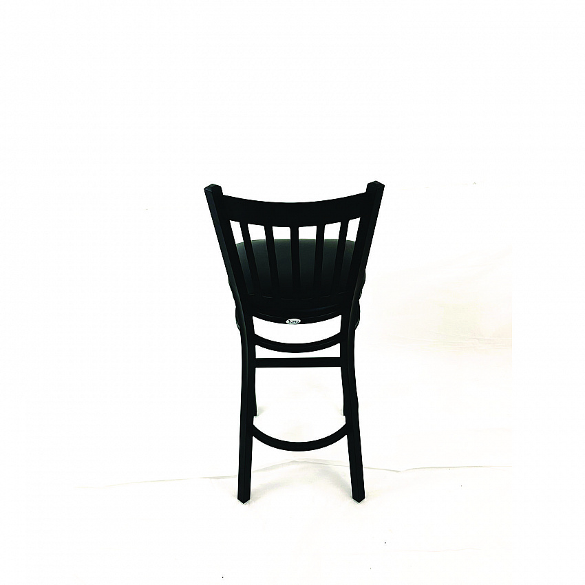 Cobra Series Barstool, Supports Up to 300 lb, 28.5" Seat Height, Black Seat, Black Back, Black Base (CBBVSBLK)