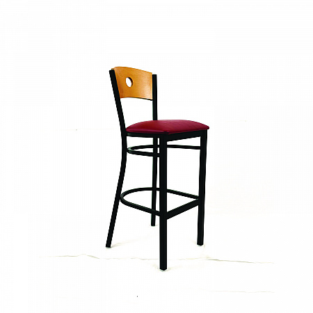 Circle Series Barstool, Supports Up to 300 lb, 28.5