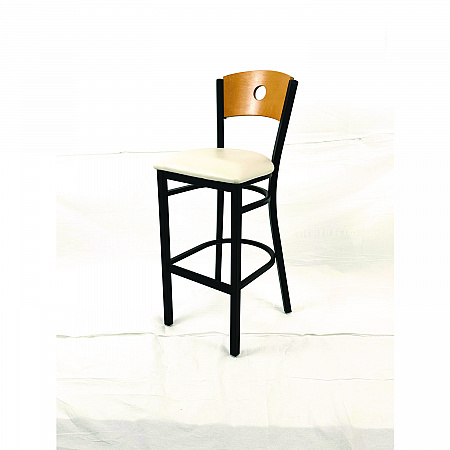 Circle Series Barstool, Supports Up to 300 lb, 28.5