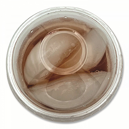 PET Cold Cup Dome Lids, Fits 9 oz to 10 oz Cold Cups, Plastic, Clear, 100/Pack (PET910DOMEPK)