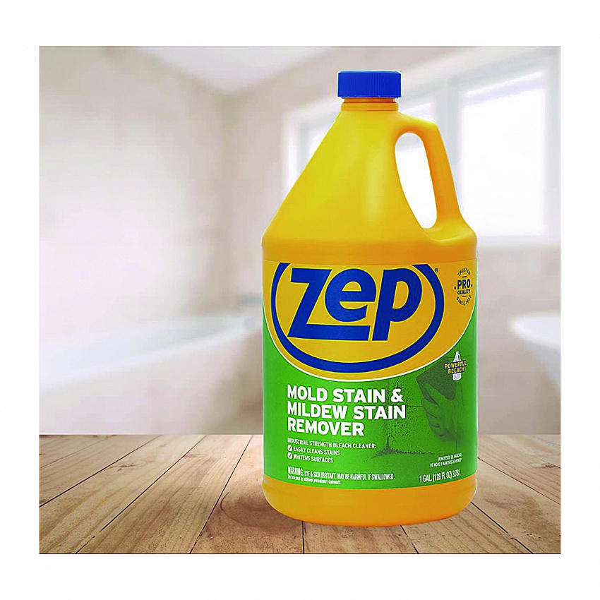 Mold Stain and Mildew Stain Remover, 1 gal Bottle (ZUMILDEW128E)