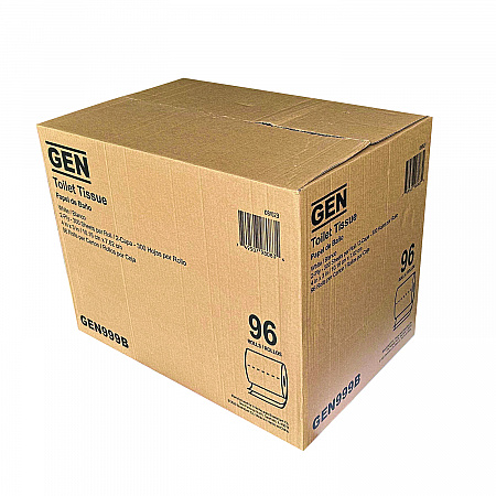 Standard Bath Tissue, Wrapped, Septic Safe, 2-Ply, White, 300 Sheets/Roll, 96 Rolls/Carton (999B)