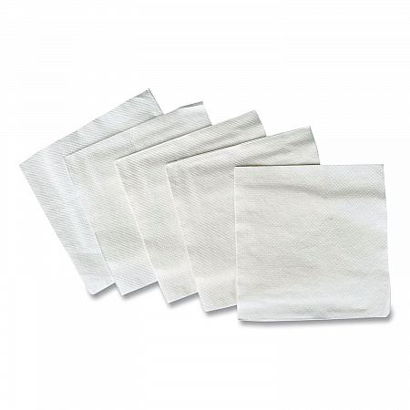 Cocktail Napkins, 1-Ply, 9 x 9, White, 500/Pack, 8 Packs/Carton (COCKTAILNAPW)