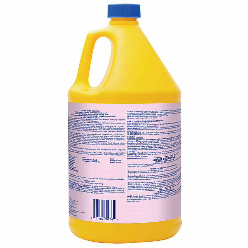 Odor Control, Light Floral, 1 gal, 4/Carton (ZUOCC128CT)