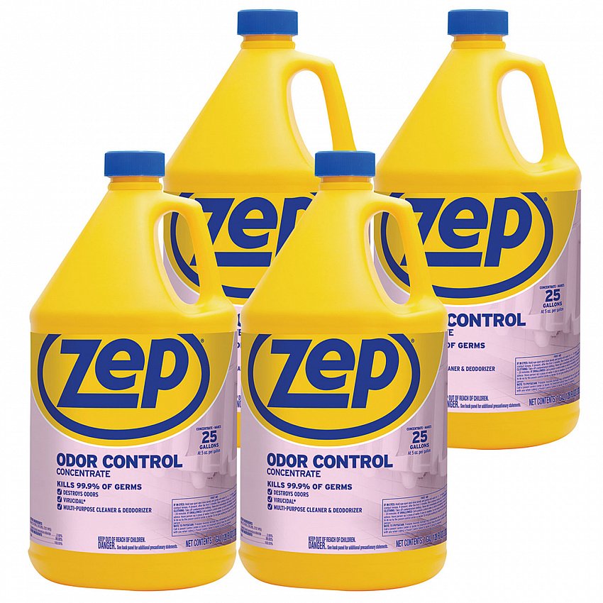 Odor Control, Light Floral, 1 gal, 4/Carton (ZUOCC128CT)