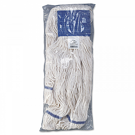 Super Loop Wet Mop Head, Cotton/Synthetic Fiber, 5