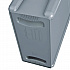 Slim Jim Waste Container with Handles, 16 gal, Plastic, Light Gray (1971258)