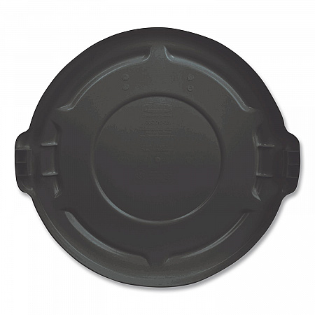 BRUTE Self-Draining Flat Top Lids for 32 gal Round BRUTE Containers, 22.25