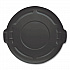 BRUTE Self-Draining Flat Top Lids for 32 gal Round BRUTE Containers, 22.25