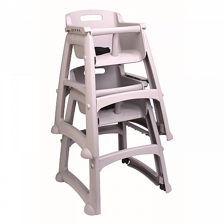 Sturdy Chair Mobile Youth Seat with Casters, Fully Assembled, Four 2