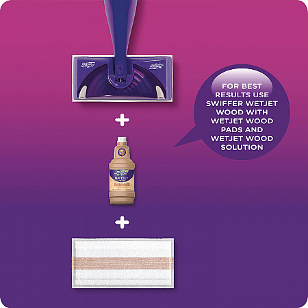 WetJet System Cleaning-Solution Refill, Lavender Scent, 1.25 L Bottle, 4/Carton (77811CT)