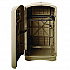 Plaza Jr. Container, 35 gal, Plastic, Black (9P90BLA)
