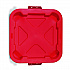 Square BRUTE Lid, 21.88w x 21.88d x 2.13h, Red, 6/Carton (FG352900RED)