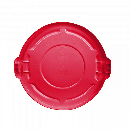 BRUTE Self-Draining Flat Top Lids for 32 gal Round BRUTE Containers, 22.25
