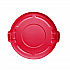 BRUTE Self-Draining Flat Top Lids for 32 gal Round BRUTE Containers, 22.25