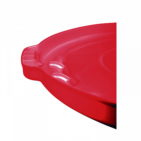 BRUTE Self-Draining Flat Top Lids for 32 gal Round BRUTE Containers, 22.25