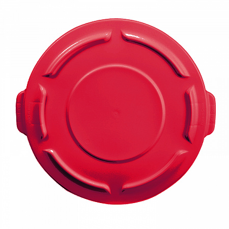 BRUTE Self-Draining Flat Top Lids for 32 gal Round BRUTE Containers, 22.25