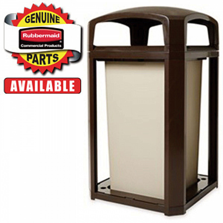 Base for 35 gal Landmark Series Container, 26 x 26 x 2, Sable (FG3975L2SBLE)