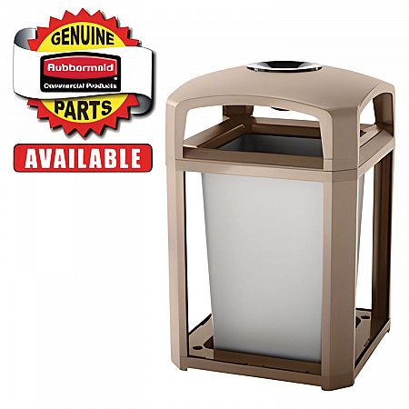 Dome Top with Hole for Landmark Series Waste Receptacle, 26