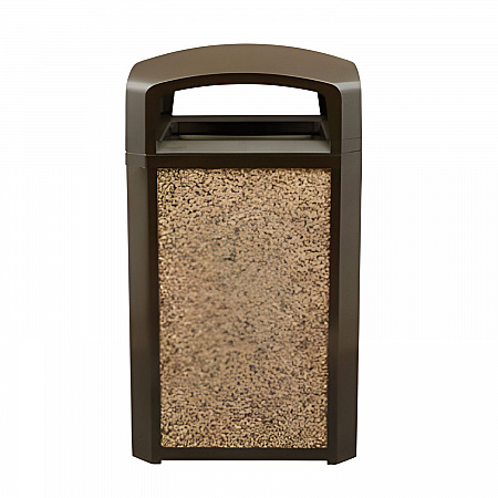 Dome Top with Hole for Landmark Series Waste Receptacle, 26