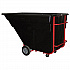12-Inch Wheel for 1.5 Cu Yd Standard Duty Tilt Truck, Black (FG1025L60000)