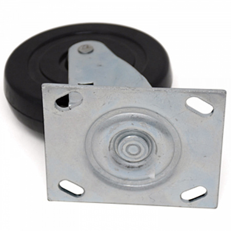 5-Inch Swivel Plate Caster, Black (FG4402L10000)