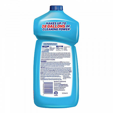 Power Clean Concentrated Multi-Surface Cleaner, Cool Adirondack Scent, 28 oz Pour Bottle, 9/Carton (82515CT)