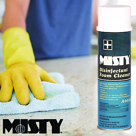 Disinfectant Foam Cleaner, Fresh Scent, 19 oz Aerosol Spray, 12/Carton (1001907)