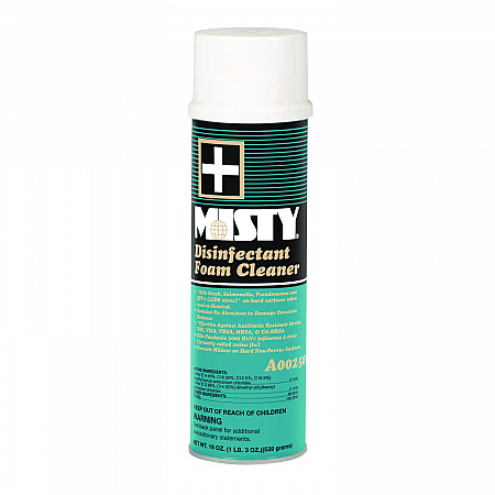 Disinfectant Foam Cleaner, Fresh Scent, 19 oz Aerosol Spray, 12/Carton (1001907)