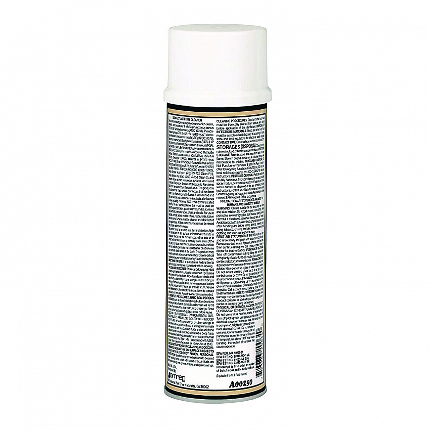 Disinfectant Foam Cleaner, Fresh Scent, 19 oz Aerosol Spray, 12/Carton (1001907)