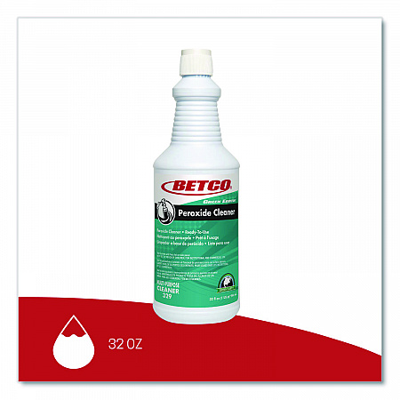 Green Earth Peroxide Cleaner, Fresh Mint Scent, 32 oz Bottle, 12/Carton (3291200)