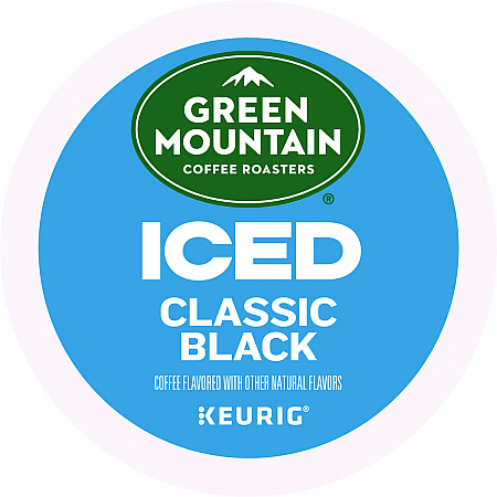 Classic Black Brew Over Ice Coffee K-Cups, 24/Box (9027)