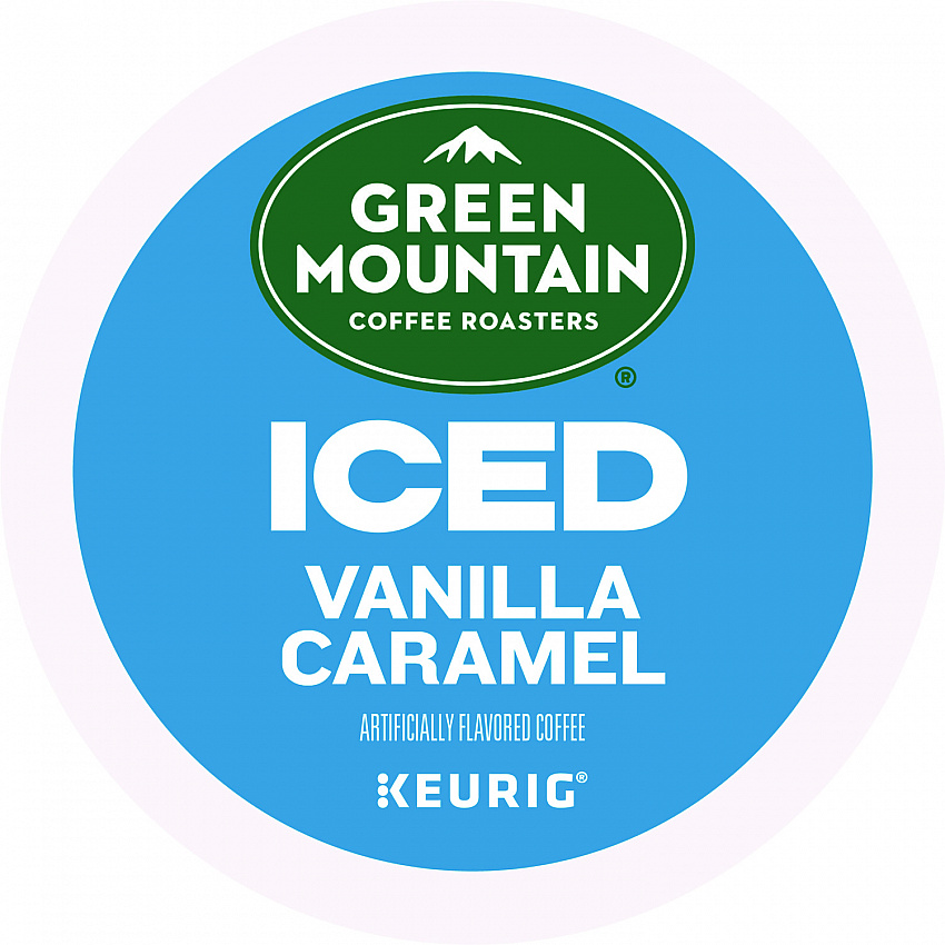 Vanilla Caramel Brew Over Ice Coffee K-Cups, 24/Box (9028)