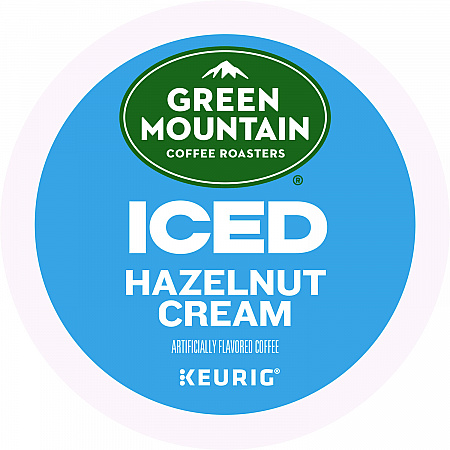 Hazelnut Cream Brew Over Ice Coffee K-Cups, 24/Box (9029)