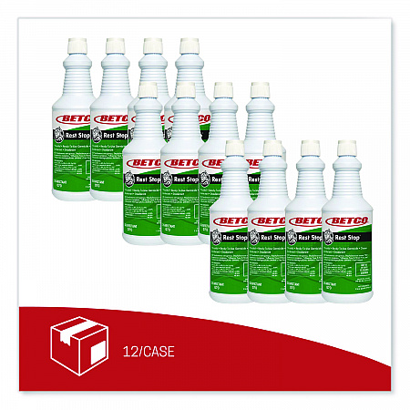 Rest Stop Non-Acid Bowl and Restroom Cleaner, Floral Fresh Scent, 32 oz. Bottle, 12/Carton (0701200)