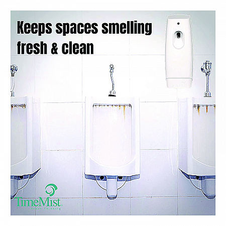Classic Metered Aerosol Fragrance Dispenser, 3.75 x 3.25 x 9.5, White (1047717)