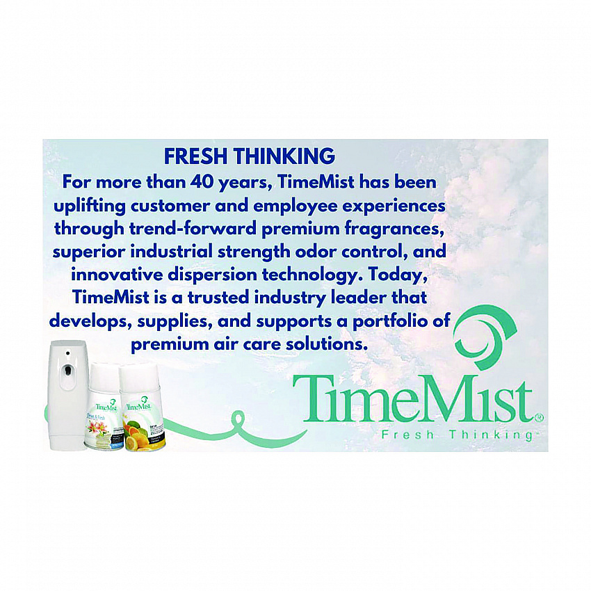 Classic Metered Aerosol Fragrance Dispenser, 3.75 x 3.25 x 9.5, White (1047717)