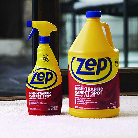 High Traffic Carpet Cleaner, Fresh Scent, 32 oz Spray Bottle, 12/Carton (ZUHTC32CT)